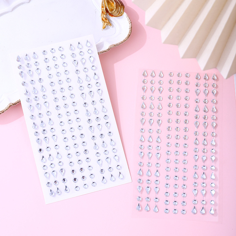 Mental Health Wellness Quotes - Hot Selling Teardrop Face Gems Stickers
