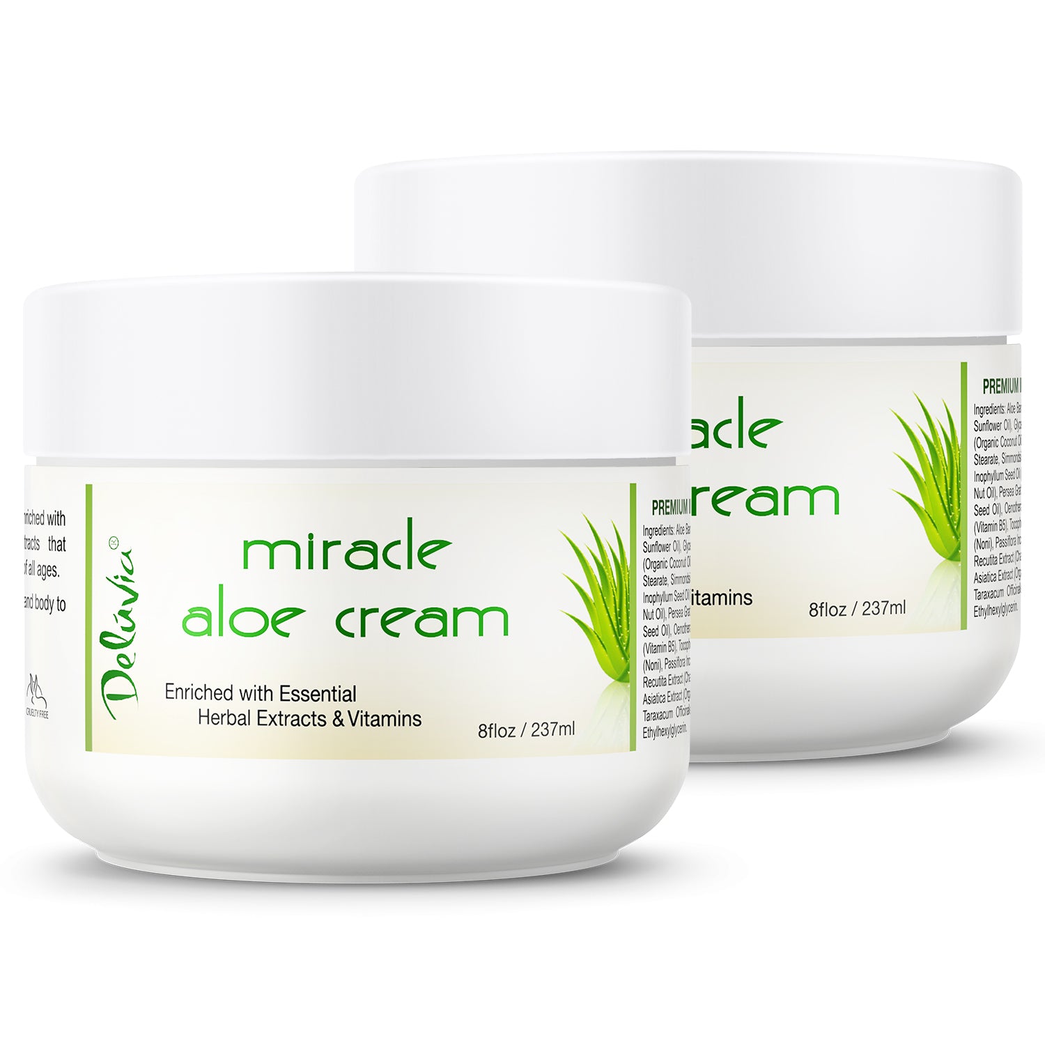 Cosrx Skincare Aio Snail - Miracle Aloe Cream - 2-pack