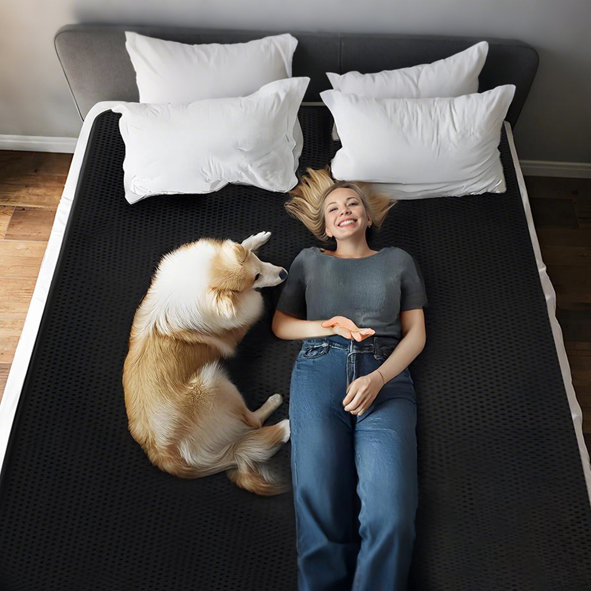 Mental Health Wellness Quotes - Grounding Mat for Bed-27