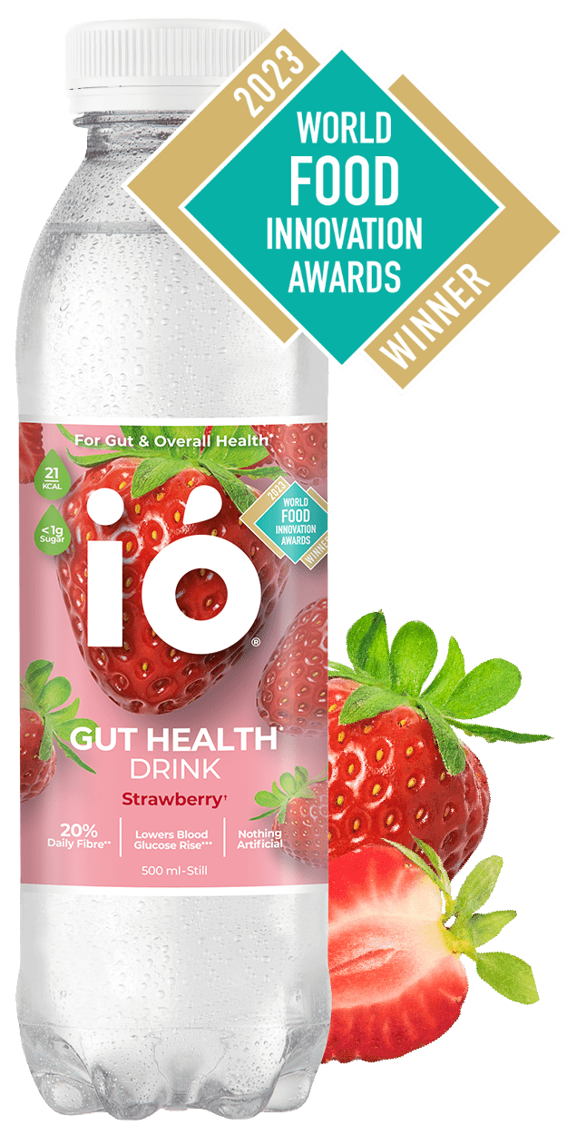 Mental Health Wellness Quotes - ió Gut Health Drink - Strawberry