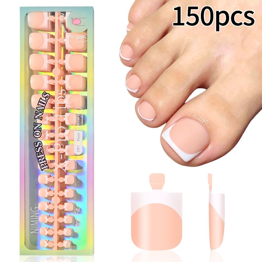 Mental Health Wellness Quotes - 150pcs New French False Nails Full