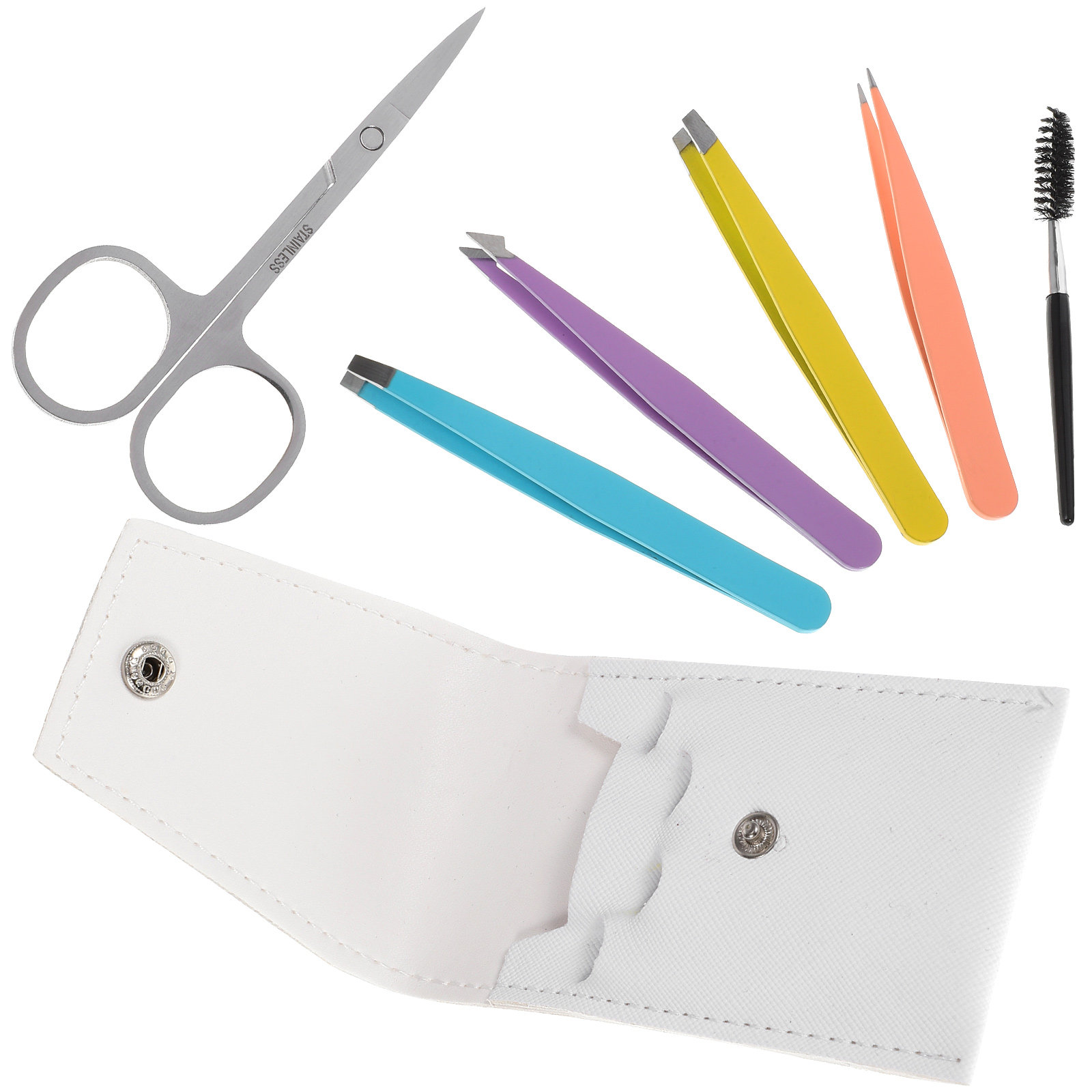 Mental Health Wellness Quotes - 6Pcs Eyebrow Clamp Tool Set Premium
