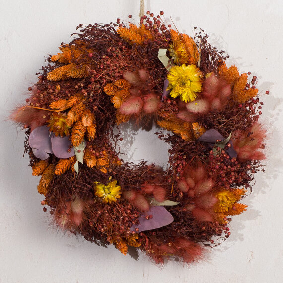 Harvest Dried Wreath - Maybelline Makeup Sky High Mascara review and price