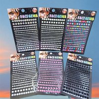 Face Pearl Rhinestone Stickers - Mental Health Wellness Quotes review and price
