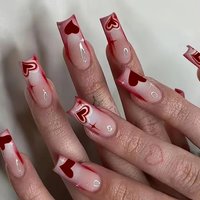 24pcs Sweet Love Press on Nail - Mental Health Wellness Quotes review and price